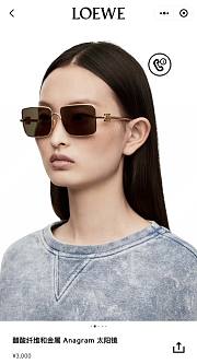 Bagsaaa Loewe Square Sunglasses - 1