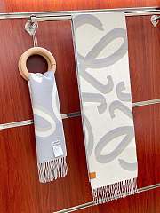 Bagsaaa Loewe Scarf in wool and cashmere - 27cm x 190cm - 3