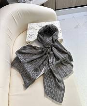 Bagsaaa Dior Oblique Scarf Grey - 5