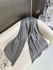 Bagsaaa Dior Oblique Scarf Grey - 4