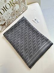 Bagsaaa Dior Oblique Scarf Grey - 3