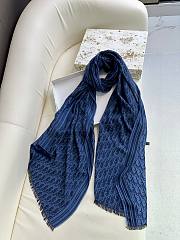 	 Bagsaaa Dior Oblique Scarf Blue - 1