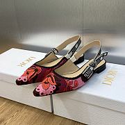 Bagsaaa Dior J'Adior Slingback Pump Pink Flower - 2