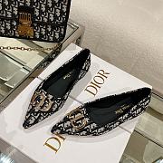 Bagsaaa Dior Oblique Flat Shoes Blue - 3