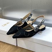 Bagsaaa Dior J'Adior Slingback Pump Black Mesh - 2