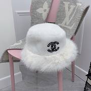 Bagsaaa Chanel Shearling Bucket Hat - 4