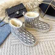 	 Bagsaaa Dior Oblique Grey Boots - 1