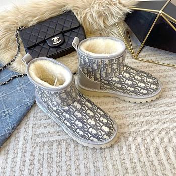 	 Bagsaaa Dior Oblique Grey Boots