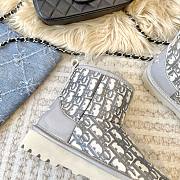 	 Bagsaaa Dior Oblique Grey Boots - 2