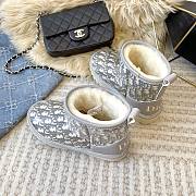 	 Bagsaaa Dior Oblique Grey Boots - 4
