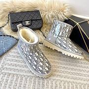 	 Bagsaaa Dior Oblique Grey Boots - 6