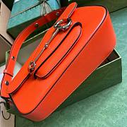 	 Bagsaaa Gucci Horsebit 1955 Small Shoulder Bag Orange - 26.5x 10.5-17x 4-8cm - 4