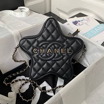 Bagsaaa Star Handbag Black - 22.5 × 22.5 × 6 cm
