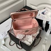 	 Bagsaaa Chanel Vaniny Cosmestic Pink Top Handle Bag - 17x9.5x8cm - 6