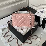	 Bagsaaa Chanel Vaniny Cosmestic Pink Top Handle Bag - 17x9.5x8cm - 4