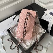 	 Bagsaaa Chanel Vaniny Cosmestic Pink Top Handle Bag - 17x9.5x8cm - 5