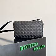 	 Bagsaaa Bottega Veneta Andiamo Black Shoulder Bag - 21.5x13x4.5cm - 4