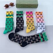 Bagsaaa Set Gucci Socks 5 Colors 02 - 5