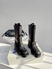 Bagsaaa Burberry Black Leather Boots  - 1