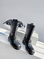 Bagsaaa Burberry Black Leather Boots  - 5