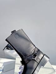 Bagsaaa Burberry Black Leather Boots  - 3