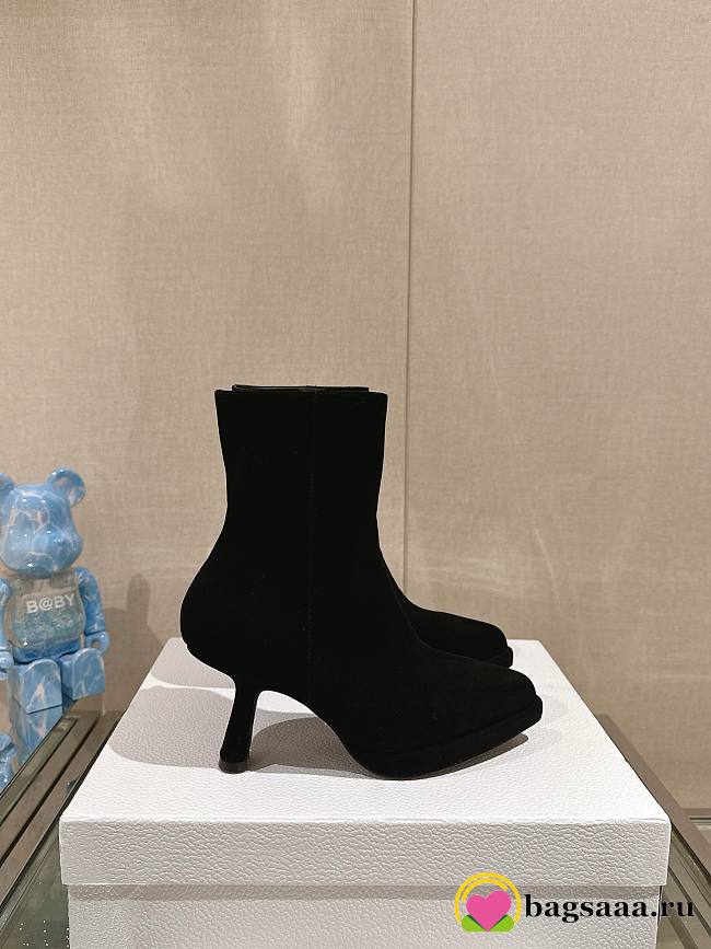 Bagsaaa Dior Ankle Suede Black Boots - 1