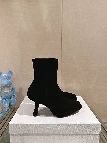 Bagsaaa Dior Ankle Suede Black Boots