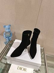 Bagsaaa Dior Ankle Suede Black Boots - 4