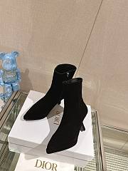 Bagsaaa Dior Ankle Suede Black Boots - 6