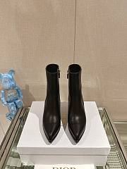 	 Bagsaaa Dior Ankle Leather Black Boots - 5