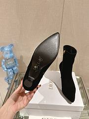 	 Bagsaaa Dior Ankle Leather Black Boots - 2
