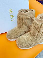 	 Bagsaaa Dior Frost Ankle Brown Boots - 5