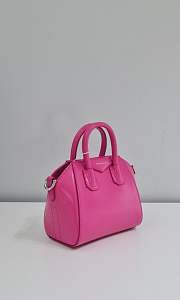Bagsaaa Givenchy Micro Antigona Pink Leather - 14x11cm - 2