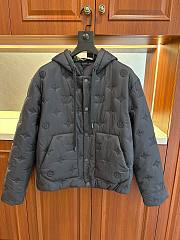 Bagsaaa Louis Vuitton Quilted Jacket Black - 1