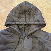 Bagsaaa Louis Vuitton Quilted Jacket Black - 4