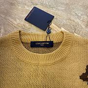 	 Bagsaaa Louis Vuitton Sweatshirt Beige LV Monogram - 5