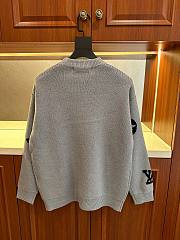 	 Bagsaaa Louis Vuitton Sweatshirt Grey LV Monogram - 4