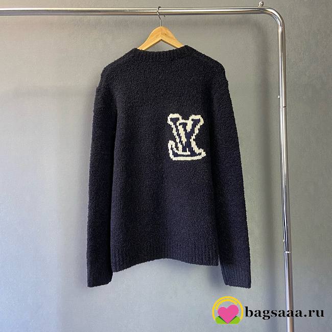 Bagsaaa Louis Vuitton Sweatshirt Black  - 1