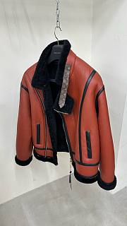 Bagsaaa Louis Vuitton Asymmetrical Shearling Aviator Jacket - 3