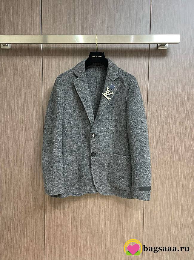 Bagsaaa Louis Vuitton Men Blazer In Grey - 1