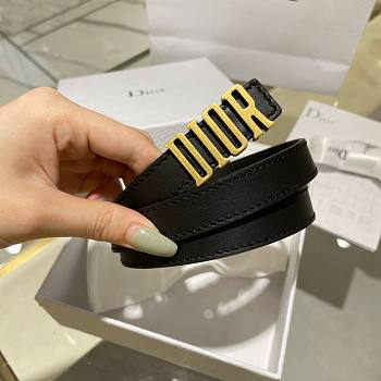 	 Bagsaaa Dior Black Belt 2cm