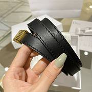 	 Bagsaaa Dior Black Belt 2cm - 2