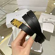	 Bagsaaa Dior Black Belt 2cm - 4
