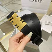 Bagsaaa Dior Black Belt 3cm - 3