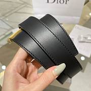 Bagsaaa Dior Black Belt 3cm - 4