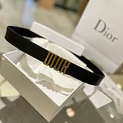 Bagsaaa Dior Black Belt 3cm - 5