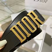 Bagsaaa Dior Black Belt 3cm - 6