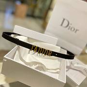 	 Bagsaaa Dior Black Belt 1.5cm - 3