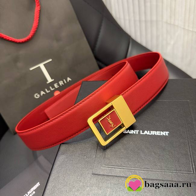 	 Bagsaaa YSL Red Belt 3cm - 1