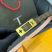 	 Bagsaaa Louis Vuitton Duo Monogram Belt in Pink - 1.8cm - 5